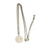 Stainless Steel Sun & Moon Pendant Necklace - Versatile Clavicle Chain for Women