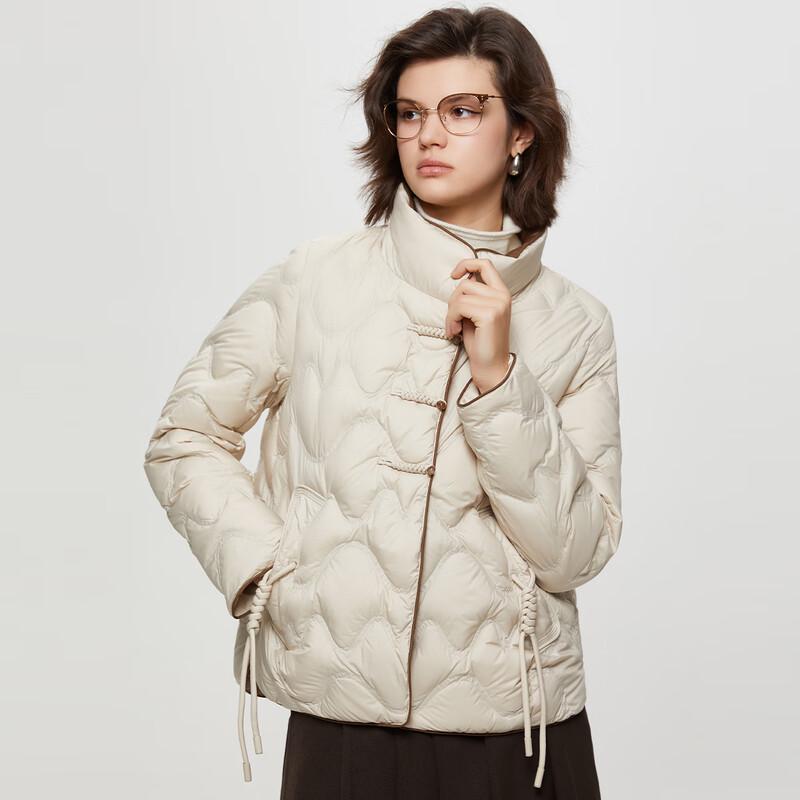 Women's Two-Tone Patchwork Short Down Jacket