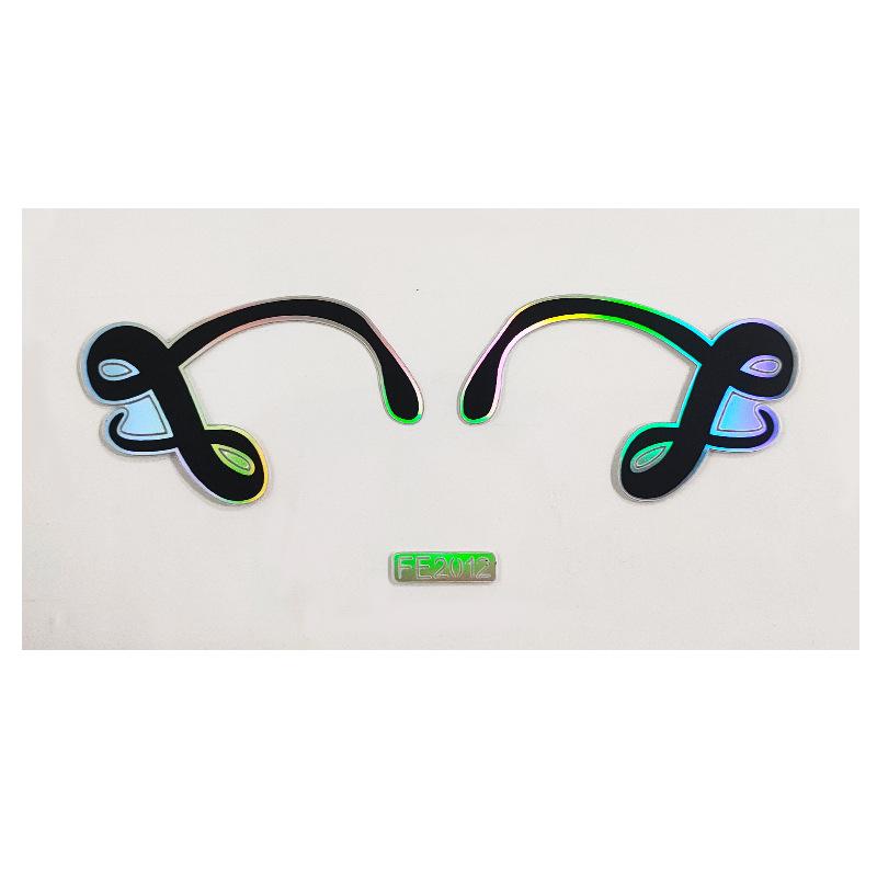 Προσωρινό αυτοκόλλητο προσώπου Αυτοκόλλητο τατουάζ Stage Art Αυτοκόλλητο ομορφιάς DIY Προσομοίωση λέιζερ αυτοκόλλητο με λέιζερ