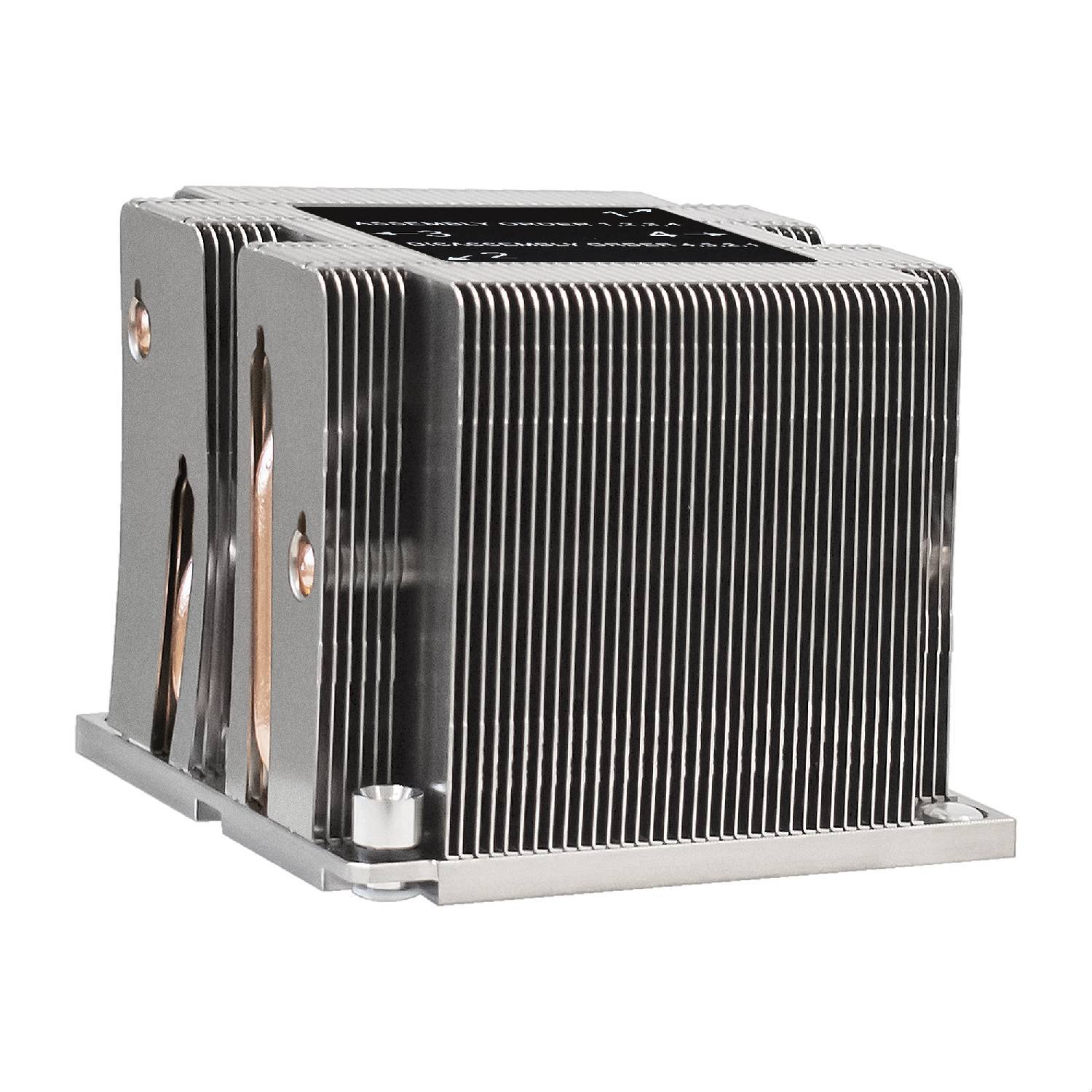 

Cpu Heat Sink Exegate Esnk-p0068p 2u 3647 cu al cu 2u 4 Heat Pipes Lga3647 Tdp 205w 390g On Screws With Thermal Paste Retail Box