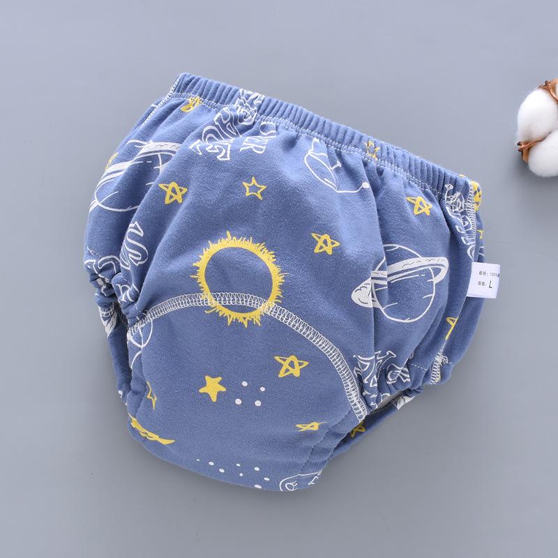 Washable 6-Layer Baby Training Pants - Breathable Cloth Diapers for Spring/Summer