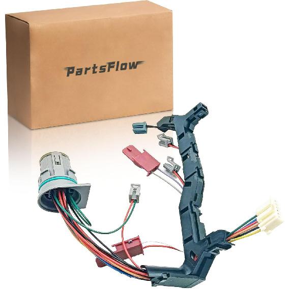 PartsFlow Transmission Wiring Harness for 2001 2002 2003 Chevy Silverado GMC Sierra Allison LT 1000, 2000, 2400, 6 Solenoid & 5 Speed Replacement for