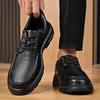 Echtes Leder Herren Komfort Freizeitschuhe Atmungsaktive Herren Fahrschuhe Mokassin Reise Schnürschuhe Herrenschuhe Camping Schuhe