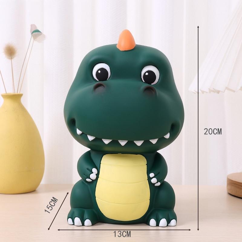Attractive Dinosaur-shaped Money Safe; Vinyl Piggy Bank; Ideal Birthday Present for Girls