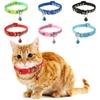 Cute Neck Strap With Bell Breakaway Cat Collar Quick Release Kitten Safety