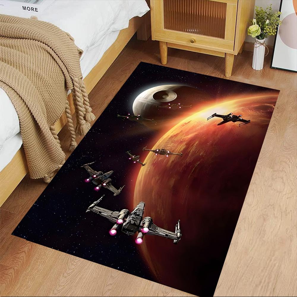 Star Wars Floor Mat Design for Game Room Decorate Room Foyer Study Room Anti-slip Rug Anime Office Decor Spiritual Gift