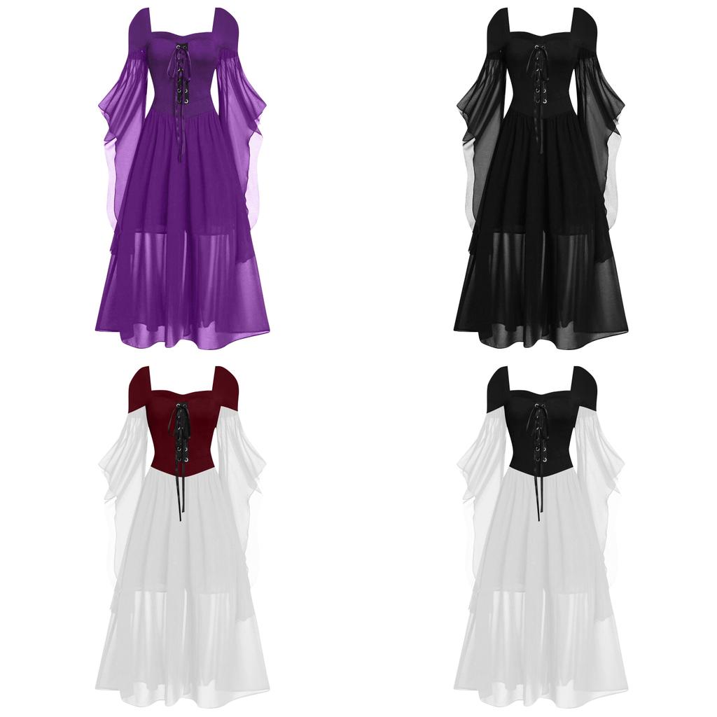 Elegant Witch A Line Maxi Dress For Women In Multiple Stylish Colors And Sizes