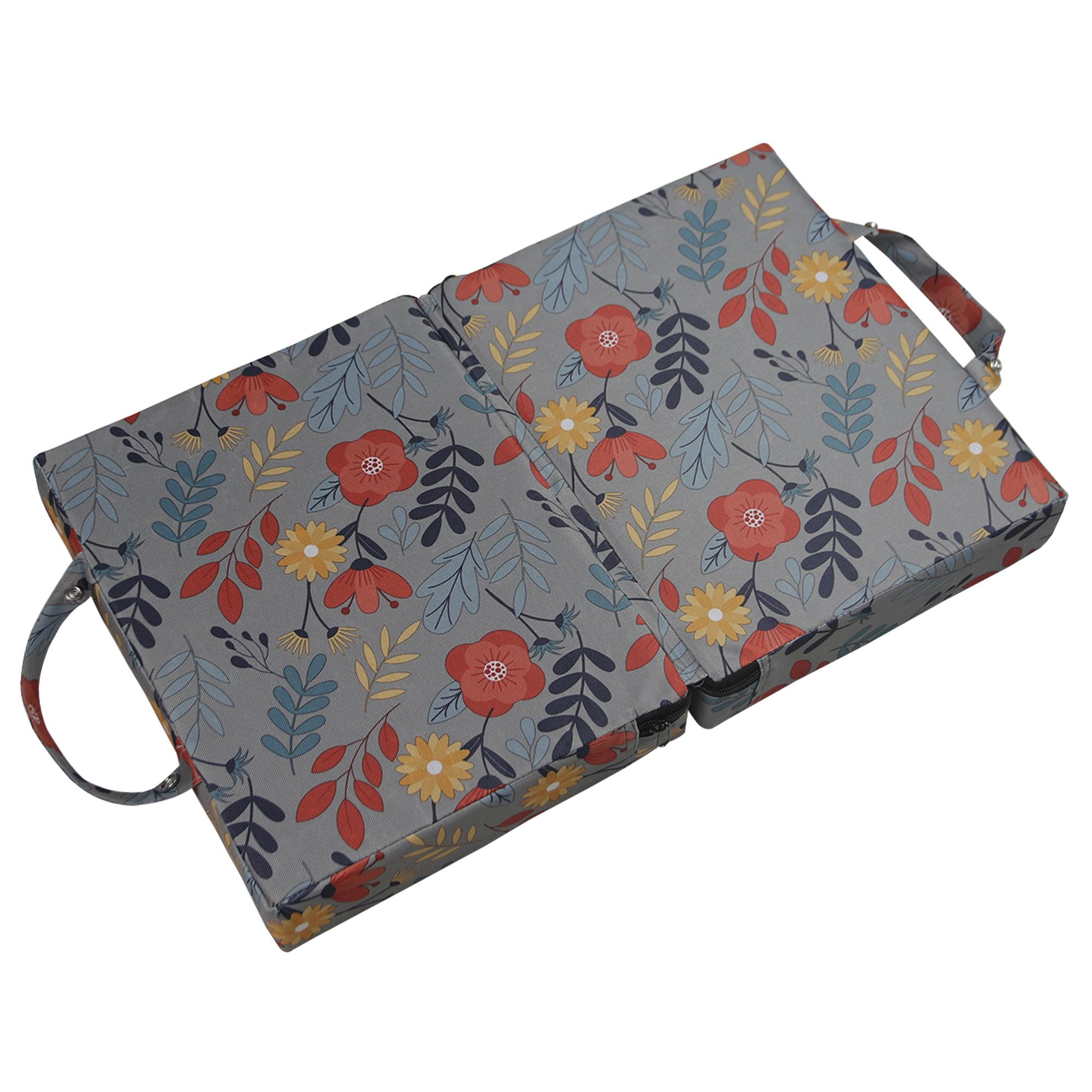 

Garden Working Kneeling Pad Thicken 600D Oxford Cloth Knee Protection Gardening Mat,56x34x6cm Grey