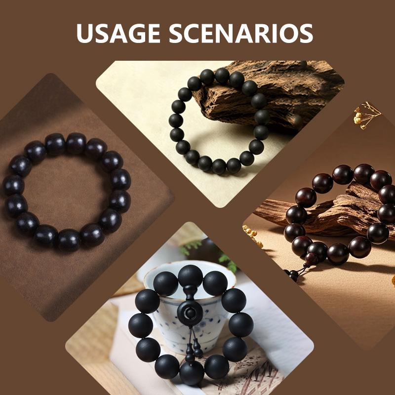 Hot Selling Natural Fragrance Bracelet China Modern Gift Perlenbesetzt Exquisite Design Smooth Wooden Bead Bracelet