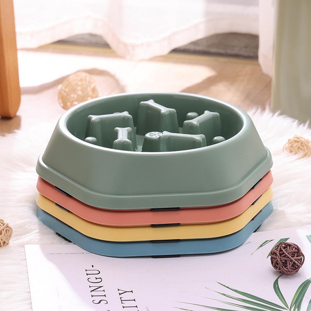 Slow Feeder Dog Food Bowl – Bowl Designed To Slow Eating, Promotes Healthy Digestion and Bloat