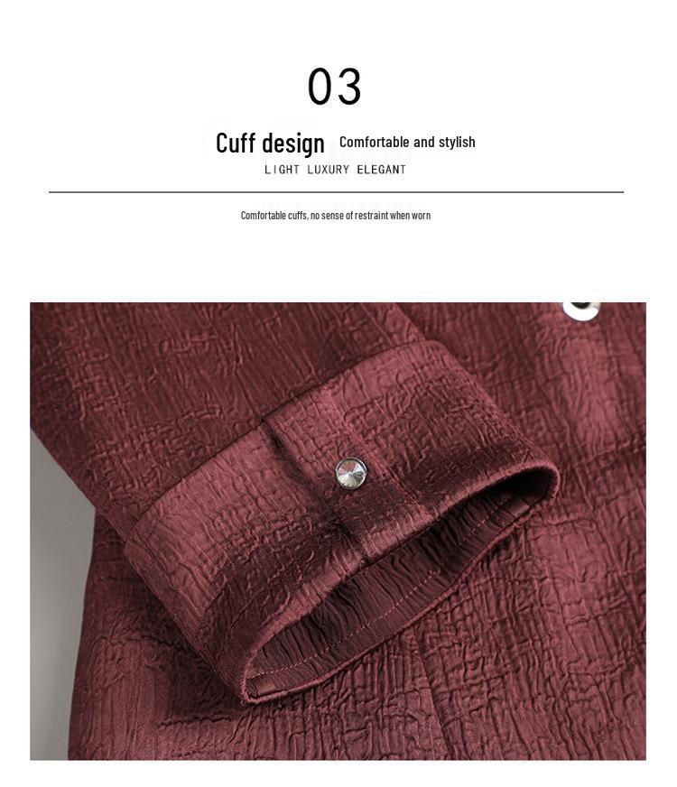 Zihong Women's Angola Red Seven-Sleeve Spring Blazer - High-End, Waist-Hugging Design