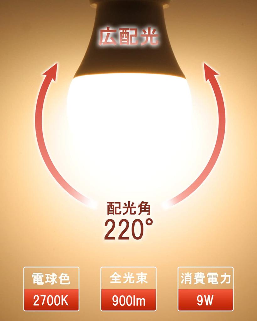 LUTW LED Bulbs, E26 Base, Warm White, 9W, 900lm, 60W Equivalent, 2700K, 220° Wide Beam, High Color Rendering, Compatible with Enclosed Fixtures,