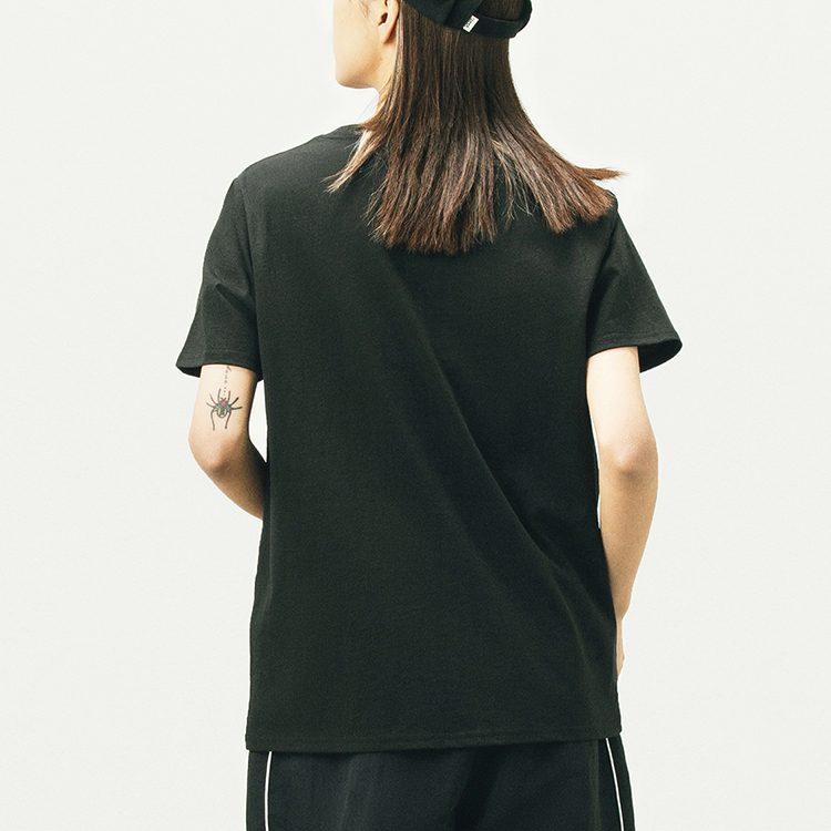 Vans T Shirts Women's Black Crew Neck Moderate Straight Fit VN0A5F1XBLK