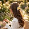 Colorful Flower Hair Clip Floral Design Acetate Shark Clip Acetic Acid Hair Claw  Streetwear