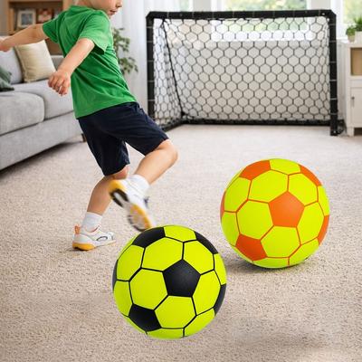 Bola de Futebol Leve Silenciosa Alta Elasticidade Treino Indoor Atividades Indoor para Crianças