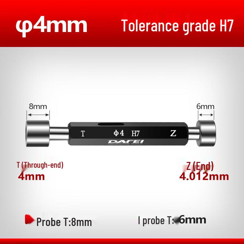 High Precision Double-Ended Smooth Plug Gauge