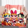 1PC The Powerpuff Girls printed blanket, all season lightweight home office outdoor nap multifunctional blanket A8