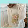 Stylish Woven Small Square Crossbody Bag Perfect For Beach Days And Casual Wear