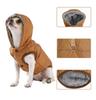 Windproof Hooded Dog Jacket Coat For Small Medium Dogs Cats Winter Warm Puppy Clothes with D-ring French Bulldog Pet Overalls