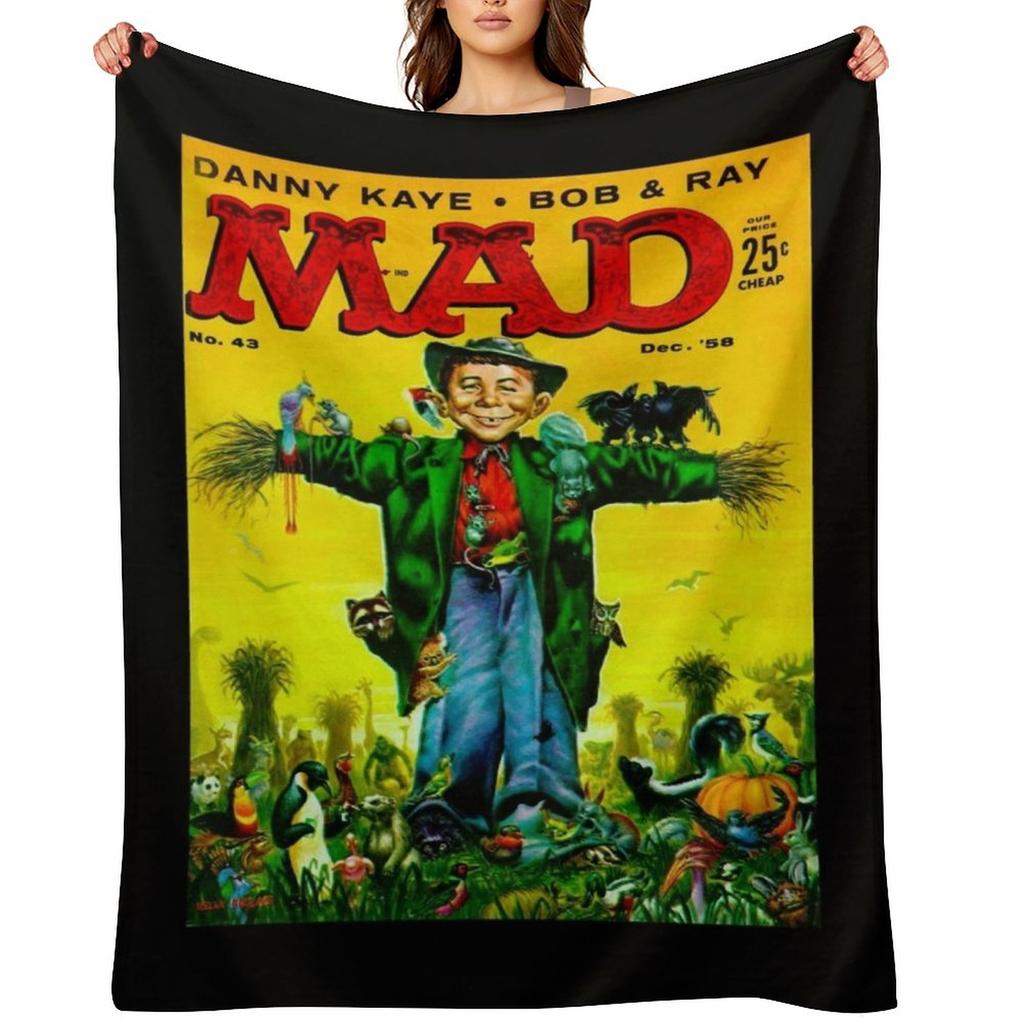 IT'S TRUE, A CLASSIC MAD MAGAZINE COVER ART!!! Throw Blanket decorative for sofa christmas decoration Blankets