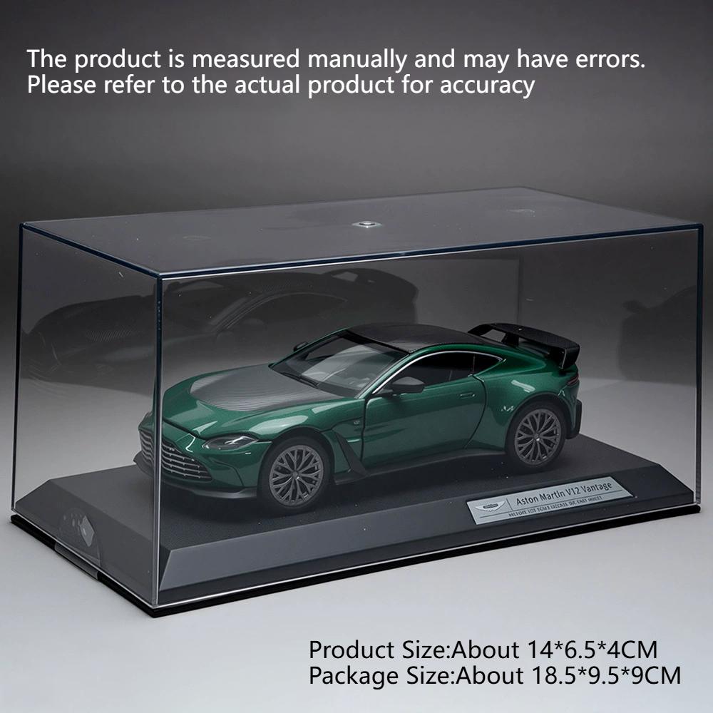 

Scale 1:32 V12 Sports Car Model Toy Doors Opened Cars Toys Alloy Body Acrylic Dust Cover Models for Kids Edutainment зелений