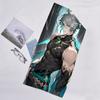 1pc Genshin Impact Alhaitham2 Beach Towel, Beach and Seaside Swimming Pool Equipment, Fashion Pattern, Rectangular, Travel Essentials