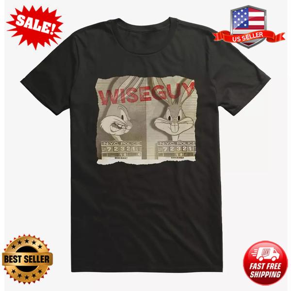 Looney Tunes Retro Bugs Bunny Wise Guy T-Shirt S