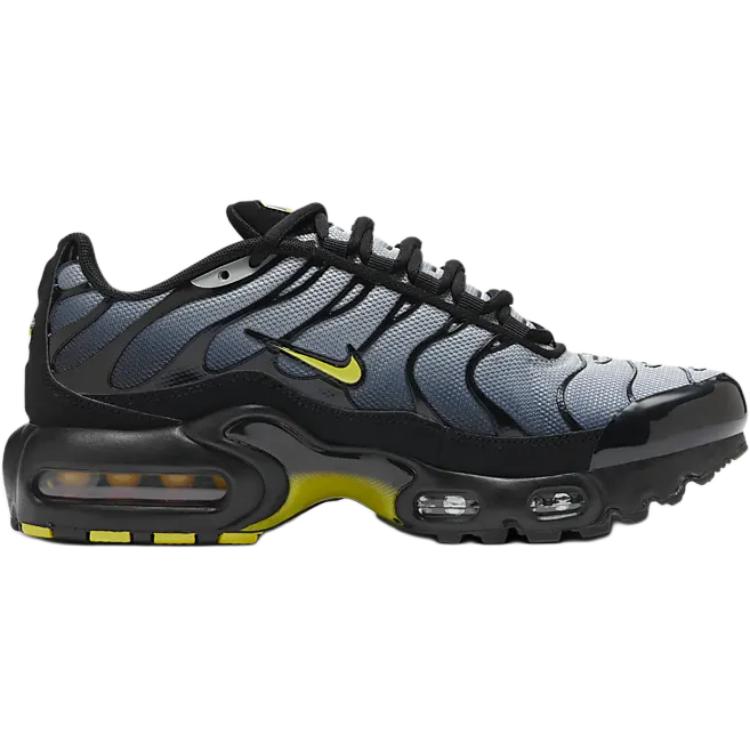 Nike Air Max Plus GS Wolf Grey Opti Yellow Kids Sneakers Black CD0609-033