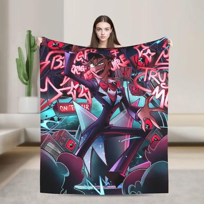Vincent Hazbins Hotels Anime Blanket Fleece Textile Decor Multifunction Soft Throw Blankets for Bed Couch Bedspread
