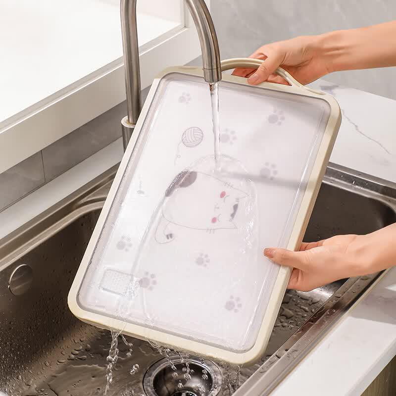Imakara Double-Sided Stainless Steel & Plastic Cutting Board