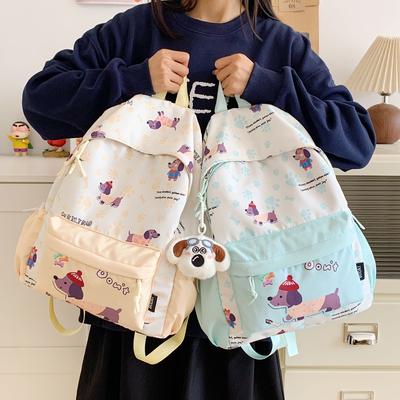 Japanese Ins Style Schoolbag Female College Students Simple and Class Backpack Junior High School Students High School Students Lightweight Backpack
