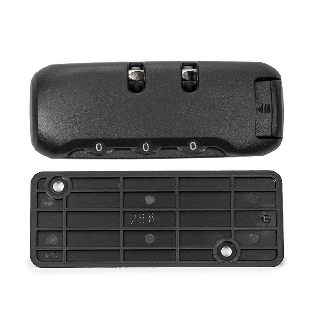 Black Digital Lock Code Suitcase Padlock Suitcase 3 Digit Combination Padlock  Travel