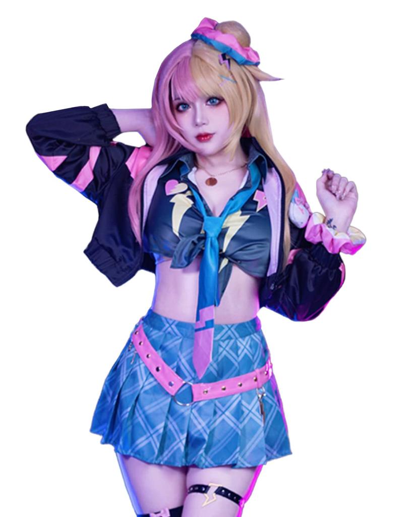 [Milky Time] Nijisanji Torahime Kotoka Cosplay Halloween VTuber Virtual Costume Uniform
