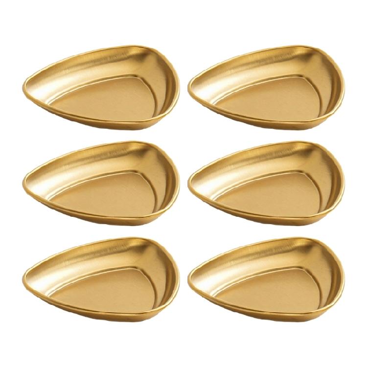 Set Of 6 Unique Stainless Steel Miniature Bowls Appetizer Plates Suitable for Sauces and Seasoning with Easy Cleaning
