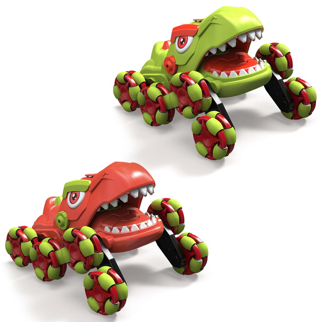 Remote Control Stunt Car, 2.4Ghz 360° Rotating Electric Car Toys with Lights, Sound and Spray Functi