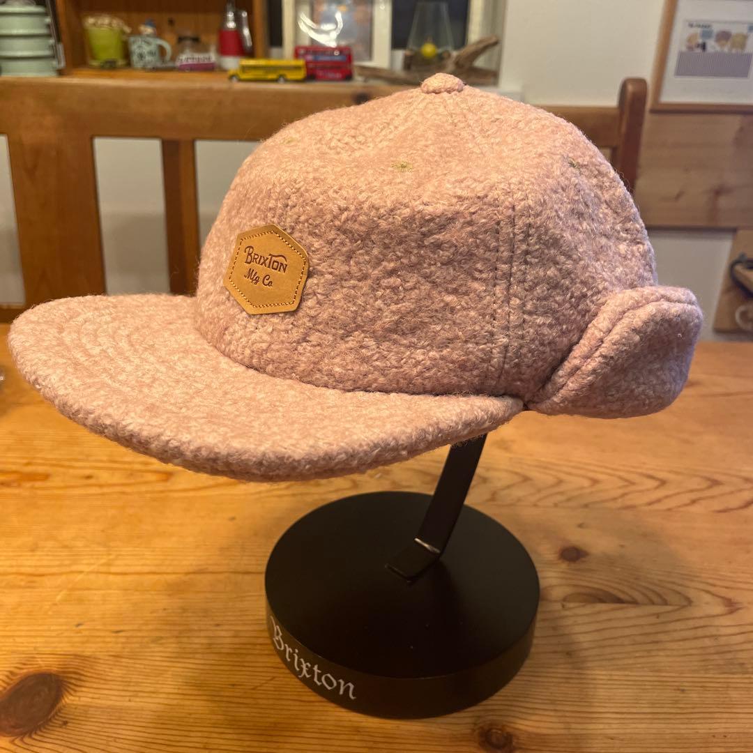 Used Brixton flight cap beige new