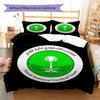 Saudi Senior National Football Team Pattern Bedding,Quilt Set Quilt Cover Pillowcase Home Gift(1 * duvet cover + 2 * pillowcase, without core)