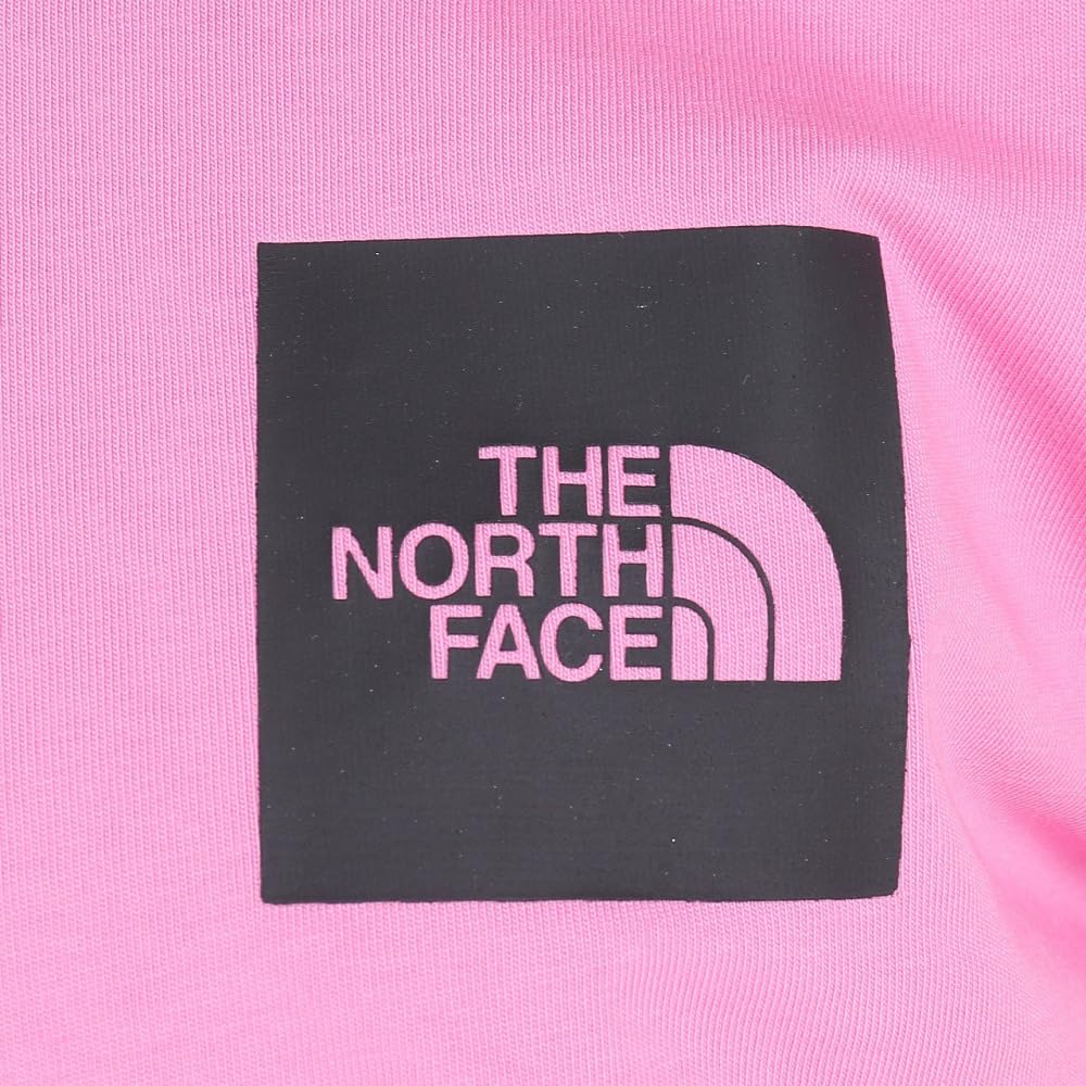 The North Face Футболка с длинным рукавом и квадратным логотипом Organic Medium UV Orchid размера XS, унисекс, хлопок, вес, защита, розовая,
