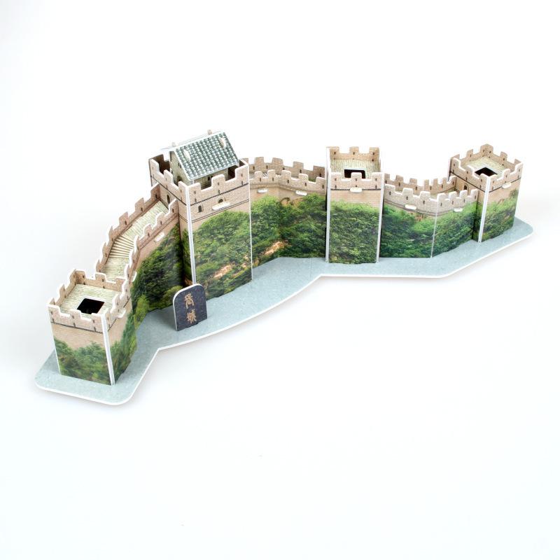 World Landmark 3D Puzzle Kit for Kids - Educational Paper Toy