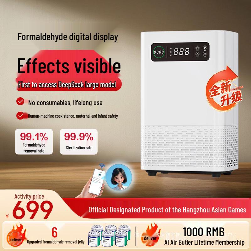 ProMax Smart Formaldehyde Remover: AI-Enhanced, 180 sqm Coverage, Efficient Odor & Toxin Elimination