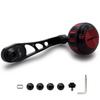 HEIGHTEN Reel Handle Adjustable 65 75mm 35mm Knob Arch Hammer Series Black Red 987