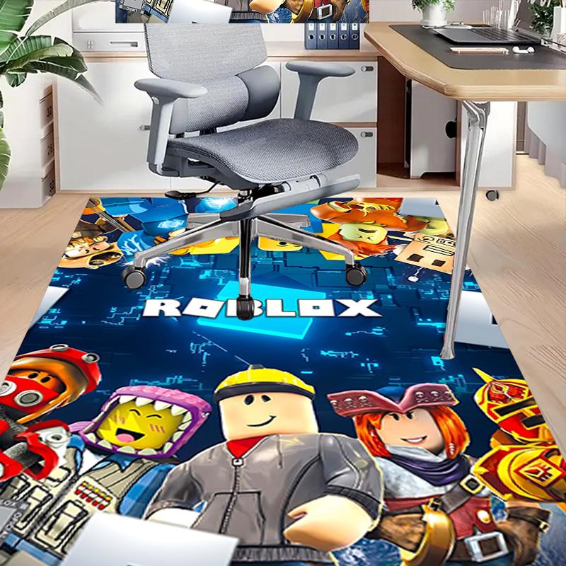 Roblox Virtual World Adventure Carpet For Playroom Bedroom Living Room Sofa Home Decorkids Game Area Rug Nonslip Floor Mat