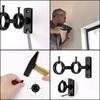 Supporti per Bastoni per Tende da Parete Robusti Resistenti alla Ruggine per Bastoni per Tende del Soggiorno Camera da Letto