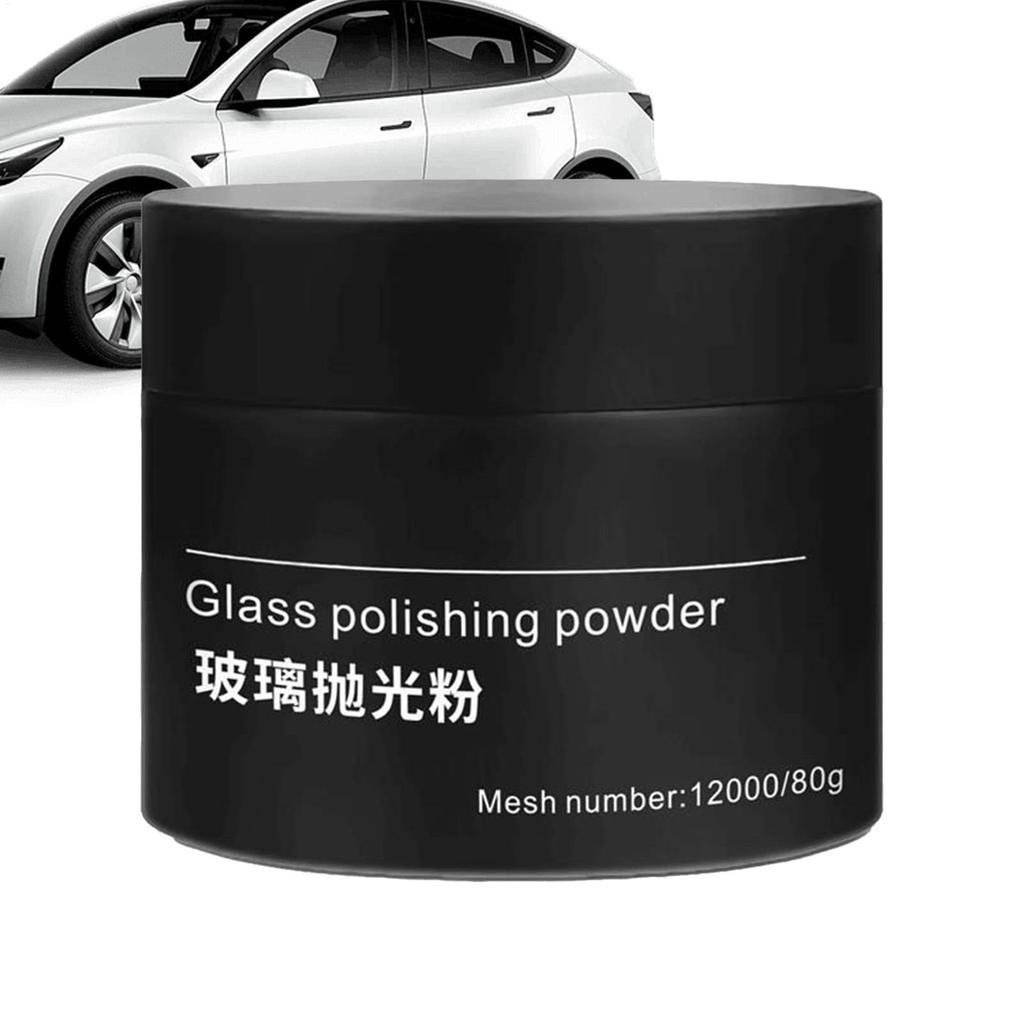 Glass Polishing Scratch Remover 80g Glass Degreasing Film Repair Powder Car Window Scratches Removal Oil Film Powder For Trucks