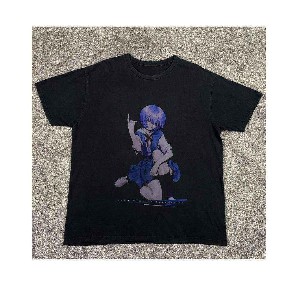 2026 Summer New Arrival Evangelion Pattern Street Style Print ShortSleeve TShirt Y2k Style Suitable For Both Unisex And Unisex