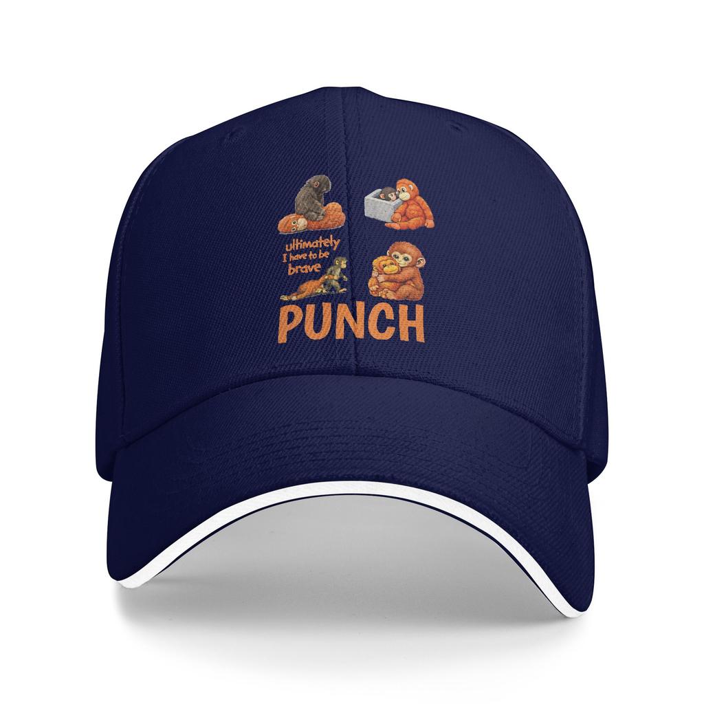 Summer Casual Baseball Cap Baby Punch Monkey Lonely Punch Monkey Hiking Fishing Hip Hop Hats For Men Women Design Snapback Cap
