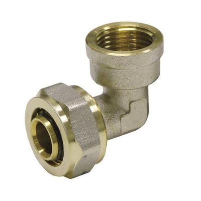 Lisovací tvarovka Multilayer 16mm, Koleno 3/4 vnitřní závit