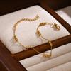 Bead Chain Bracelet for Women Gold Color Stainless Steel Exquisite Bracelets Summer Beach Boho Jewellery Fashion Accessories