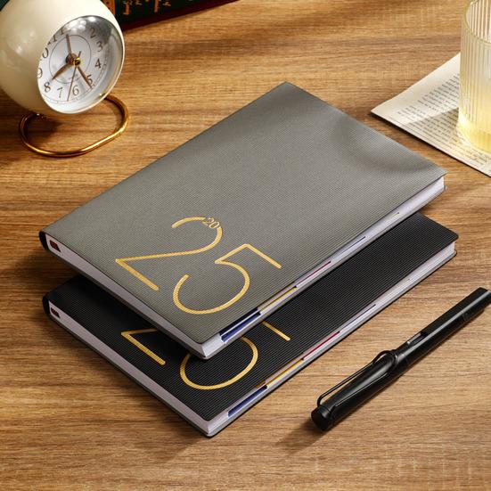 Plánovač kalendář 2025 Měsíční týdenní plánovač Jan. do prosince. 2025 Daily Planner Notebook s měsíčníkem