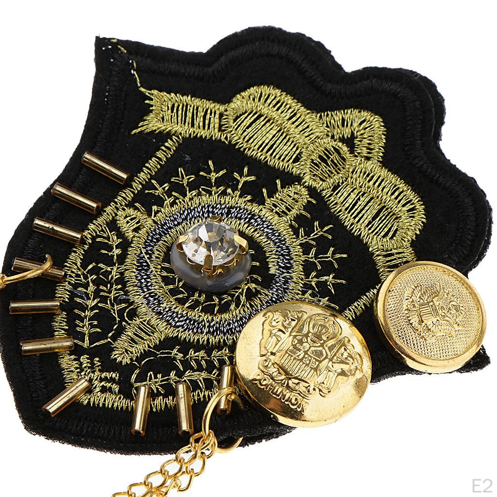 Navy Alloy Brooches Pins Badge Corsage For Men Women